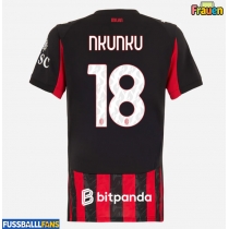 AC Milan Christopher Nkunku #18 Heimtrikot Frauen 2025-26 Kurzarm